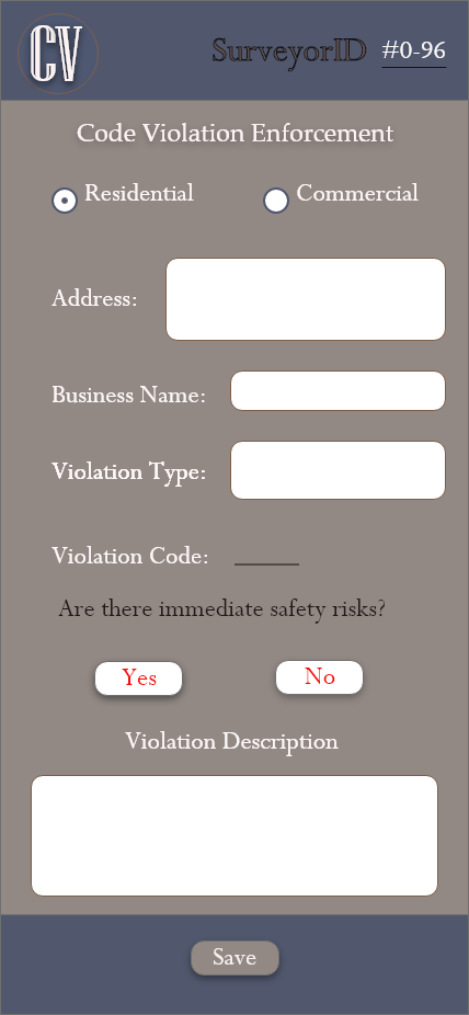 CodeViol app screen 3